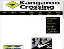 Tablet Screenshot of kangarooteamsports.com